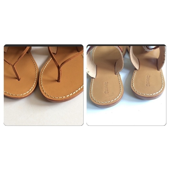 Soludos embroidered lace up leather sandals size 9 (boho, festival, summer) - Picture 6 of 9